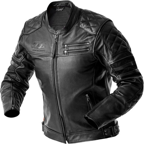 Veste RST Hillberry D3O cuir - noir