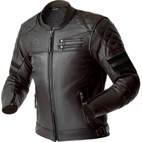 Veste RST Hillberry D3O cuir - Brun