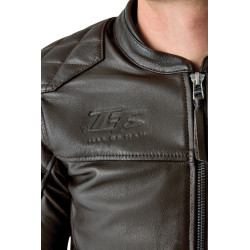 Veste RST Hillberry D3O cuir - Brun