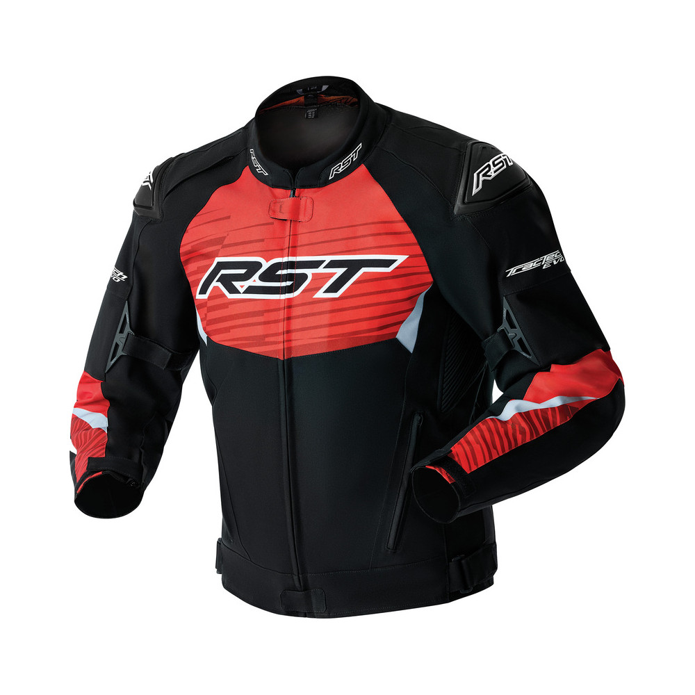 Veste RST Tractech Evo D3O Textile - noir/rouge