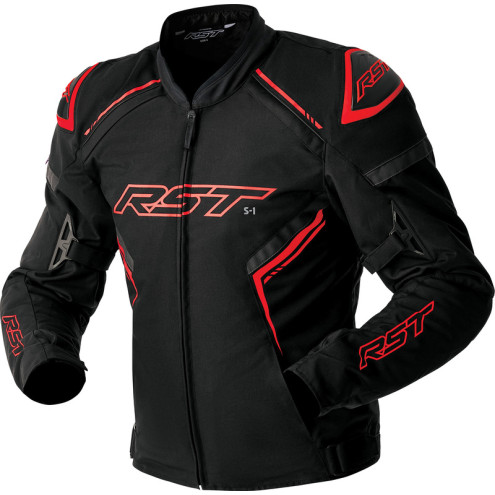 Veste RST S1 D3O Textile - noir/rouge