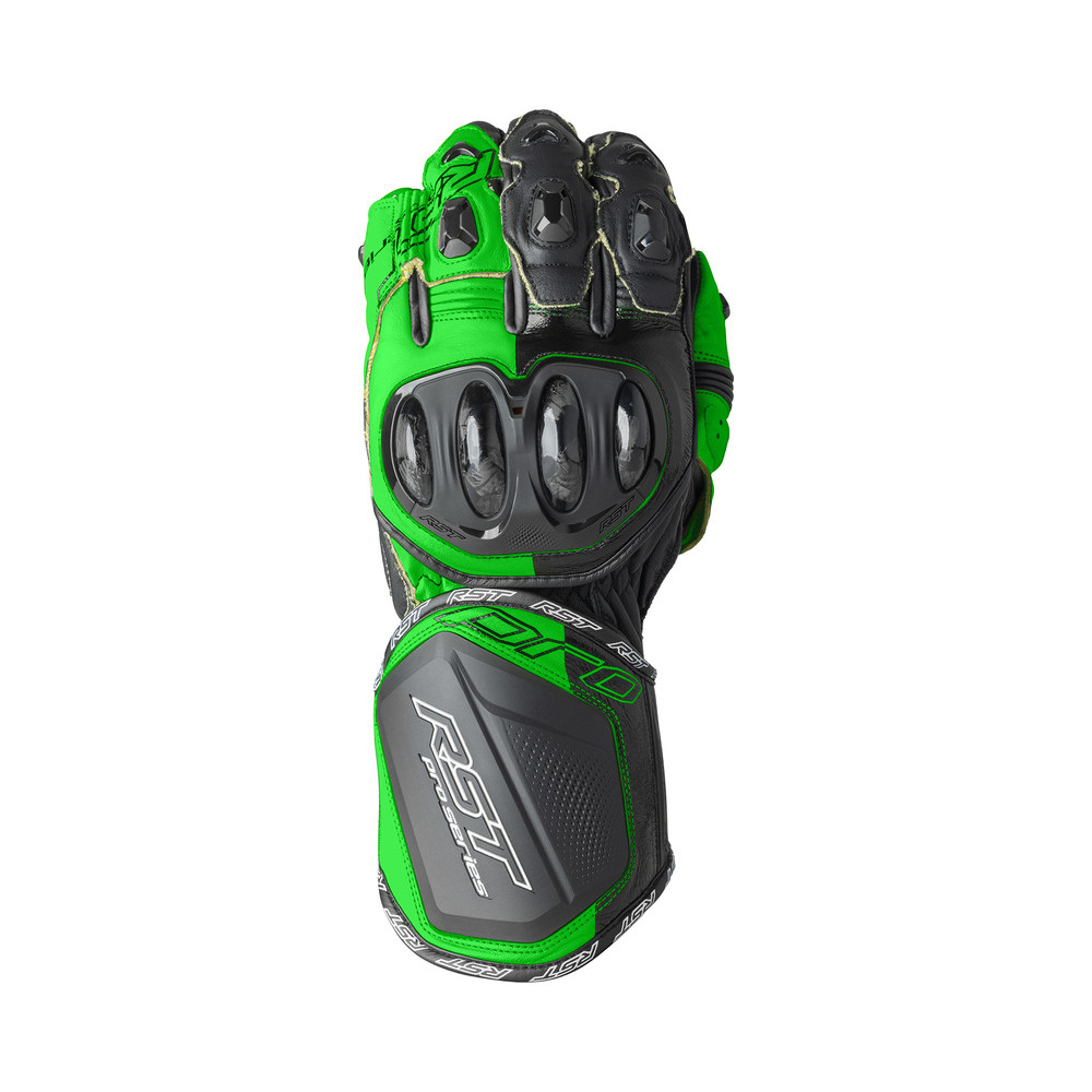 Gants RST Pro Series GP D3O - noir/vert fluo