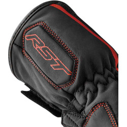 Gants RST S1 - noir/rouge fluo