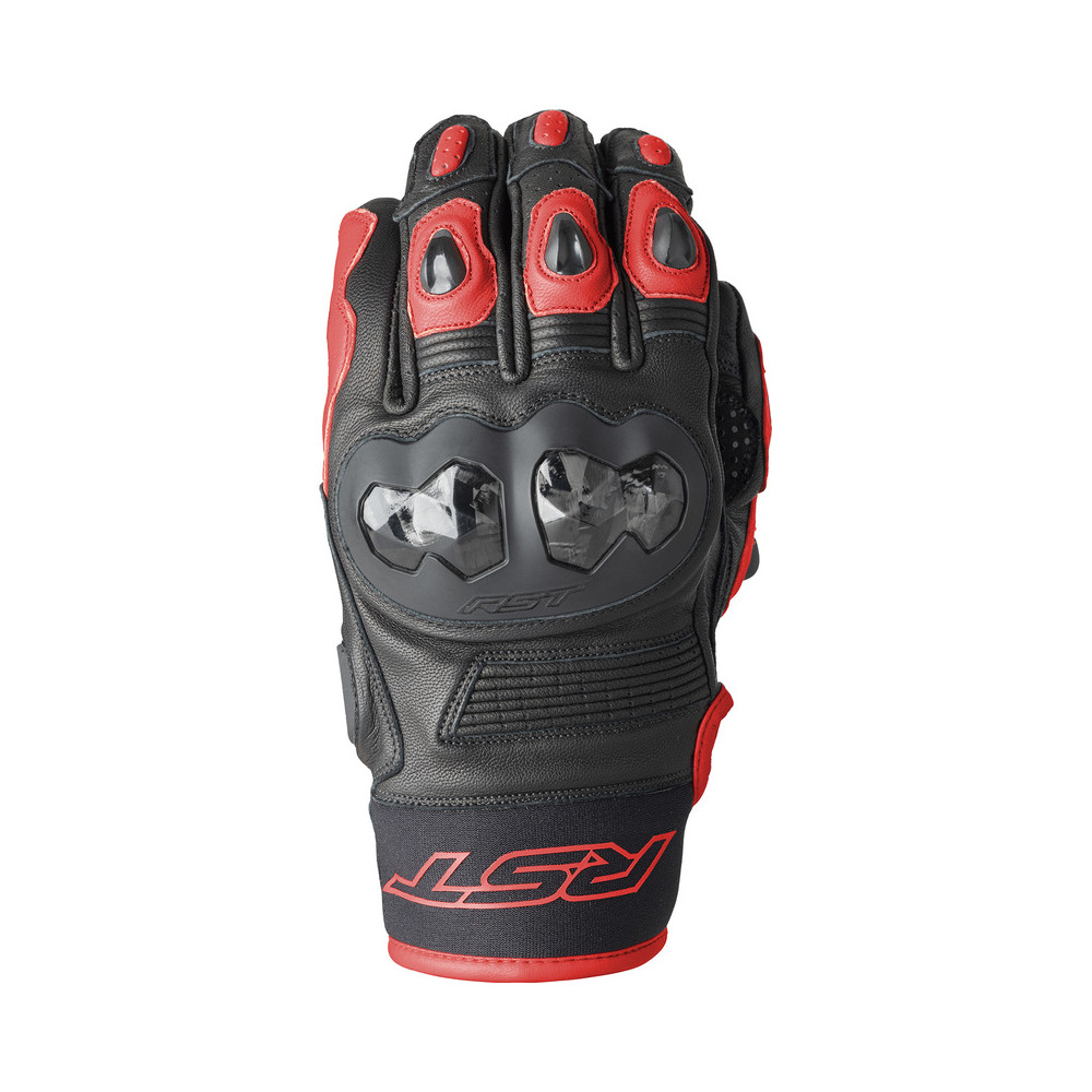 Gants RST Freestyle 3 D3O - noir/rouge