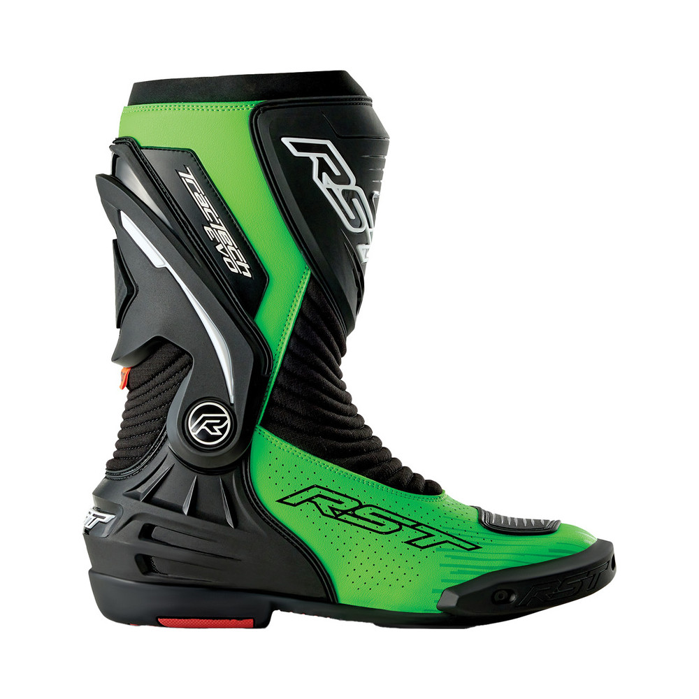 Bottes RST TracTech Evo D3O - noir/vert fluo