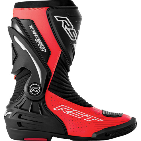 Bottes RST TracTech Evo D3O - noir/rouge fluo