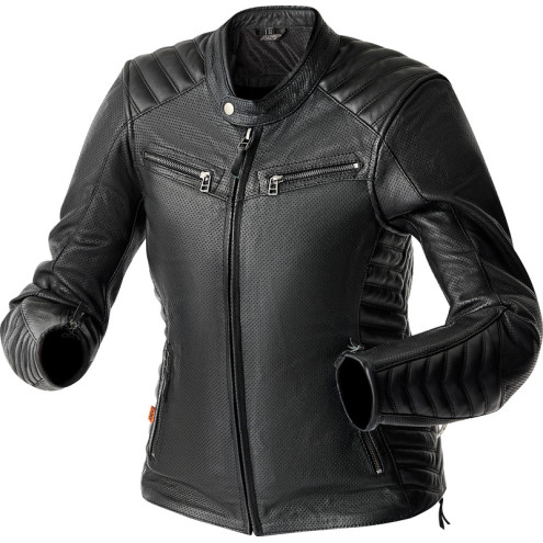 Veste femme RST Roadster Air D3O cuir - noir