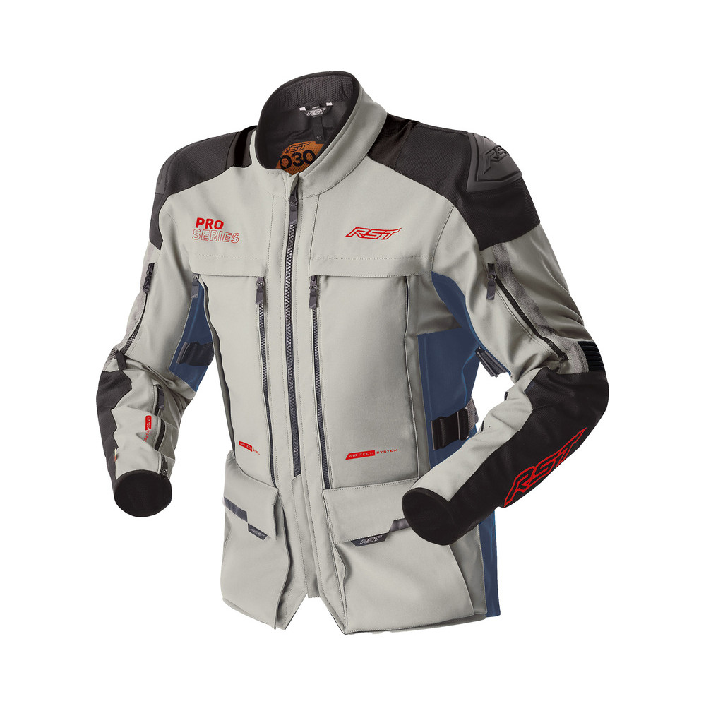Veste femme RST Pro Series Adventure D3O - argent/bleu