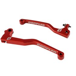 Levier frein et embrayage Doppler rouge - Beta 50 RR (Grimeca)