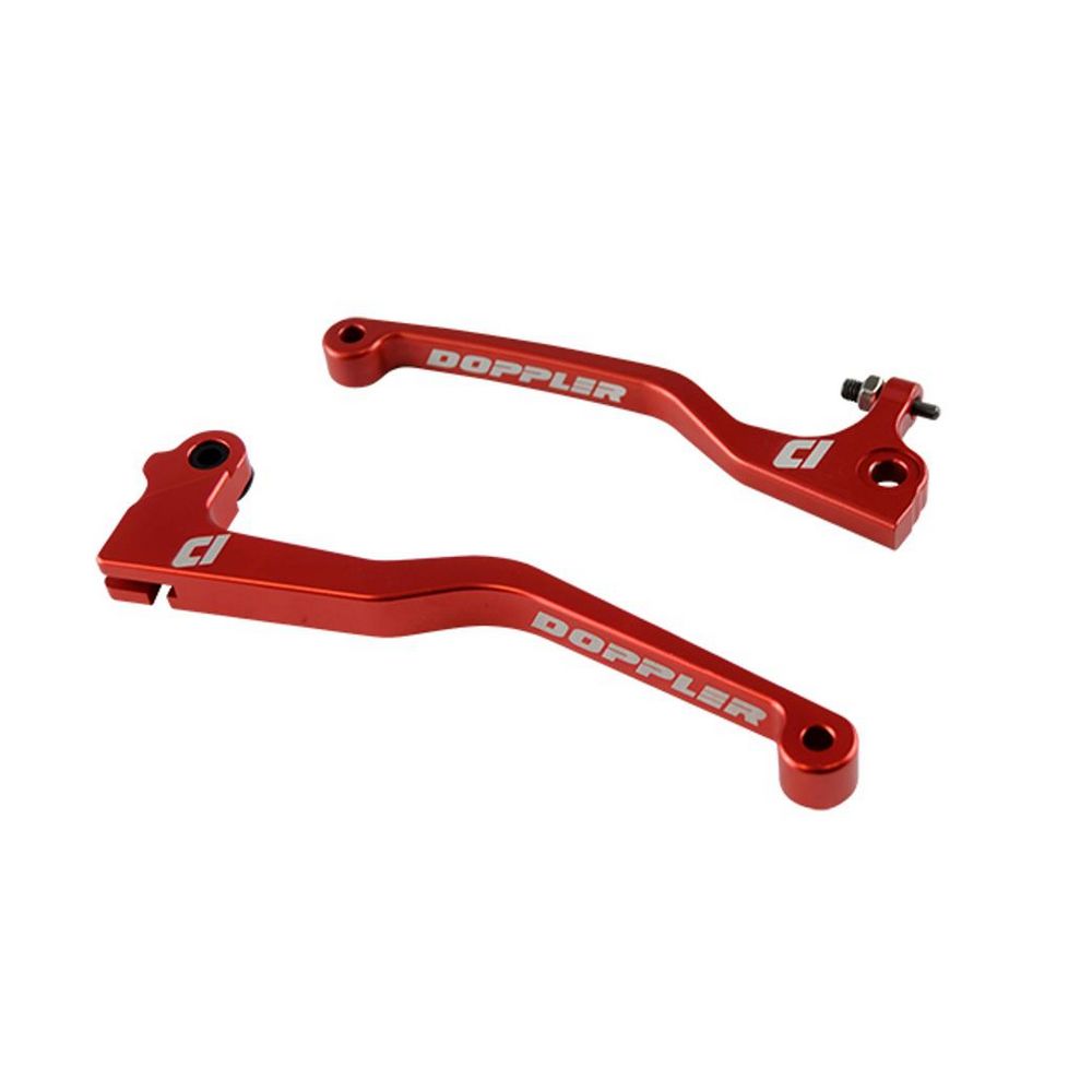 Levier frein et embrayage Doppler rouge - Beta 50 RR (Grimeca)