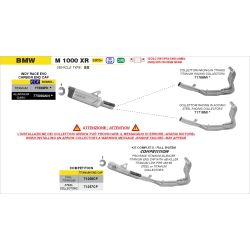 Ligne Arrow Compétition collecteur Inox - BMW M 1000 XR 2025-26