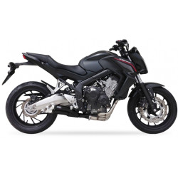 Ligne complète Ixil Hyperlow inox noir / alu poli - Honda CB650F / CBR650F / CBR650R