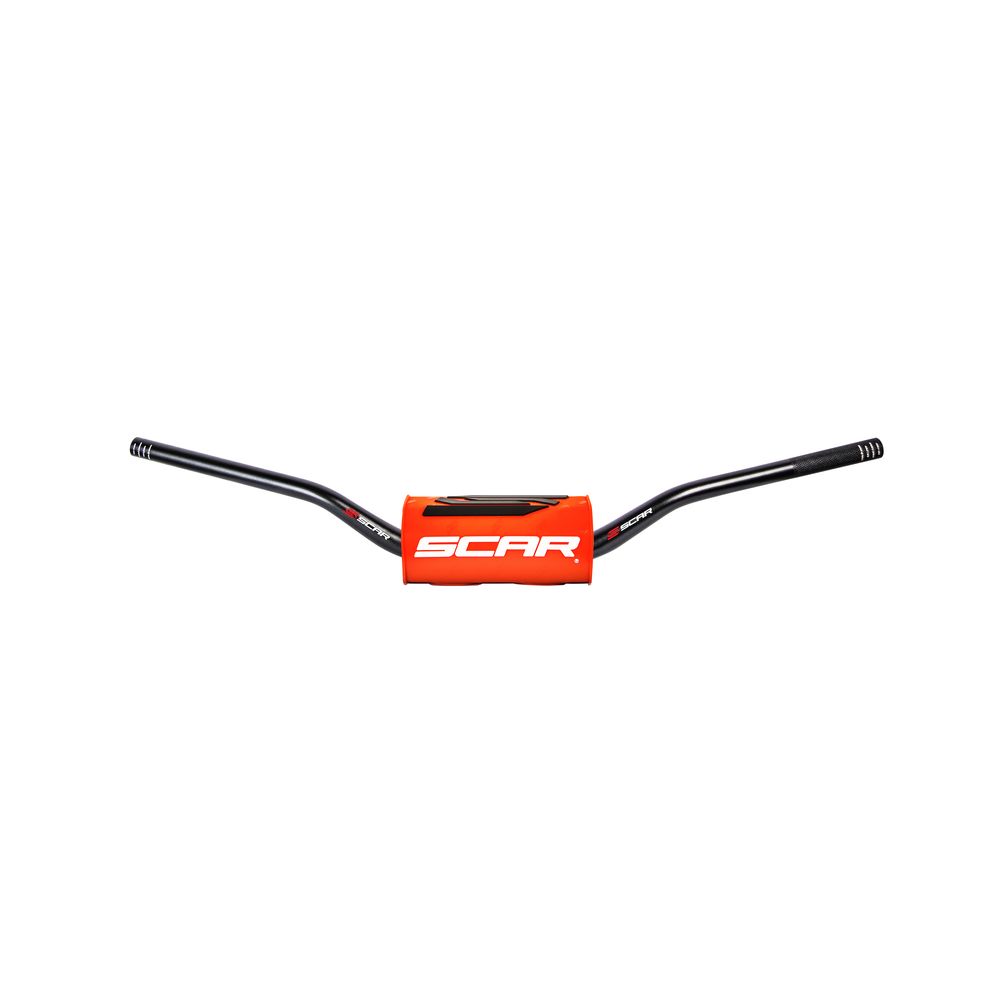 Guidon SCAR O² noir mousse orange