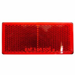 Catadioptre 80 X 35 mm rouge E11