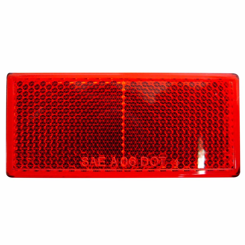 Catadioptre 80 X 35 mm rouge E11