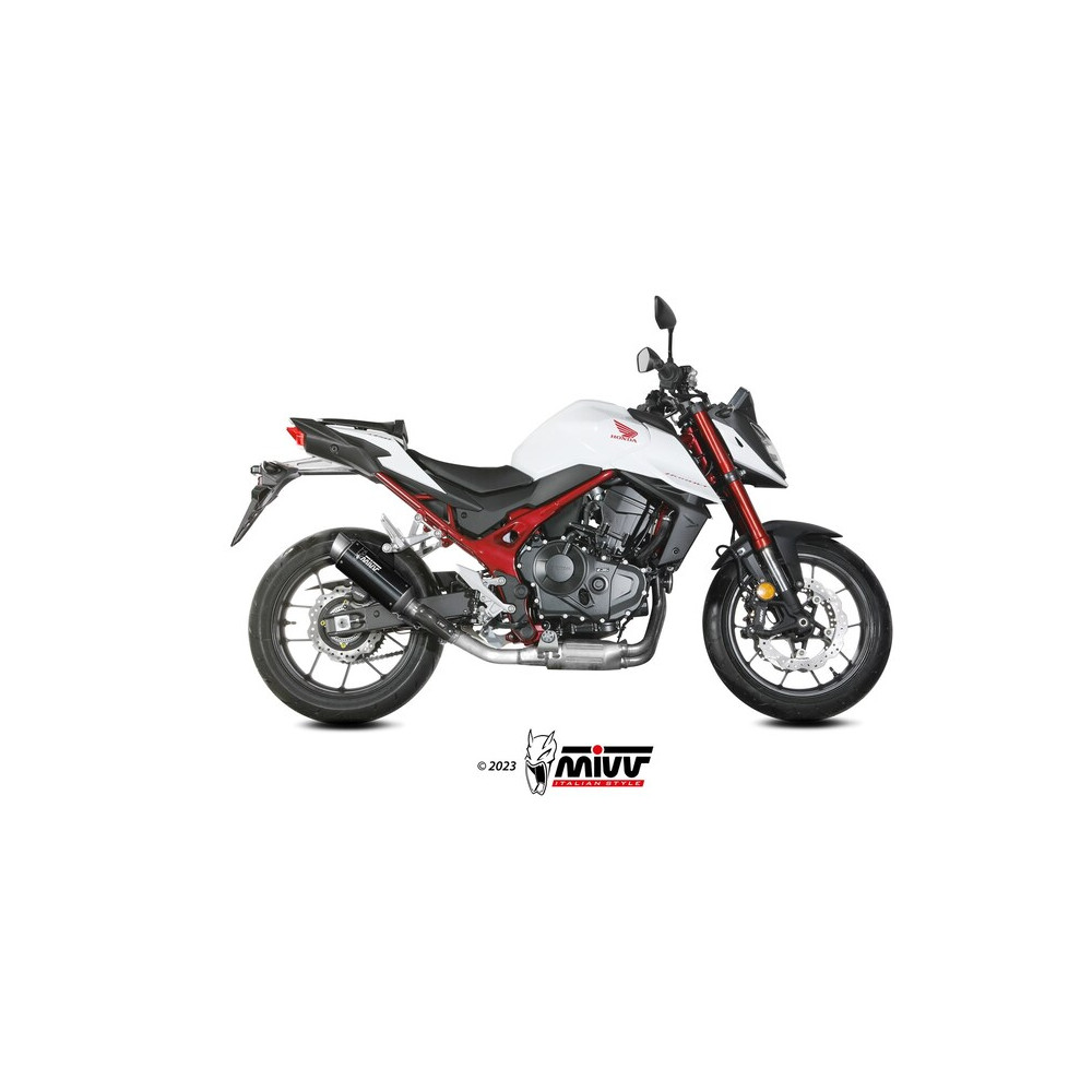 Silencieux MIVV GP Pro Inox Noir - Honda CB 750 Hornet 2023-26