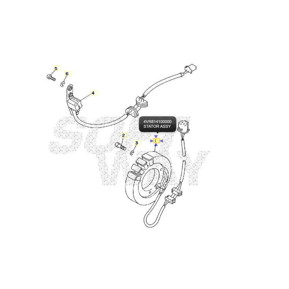 Stator TOURMAX - Yamaha XVS 650 Dragstar