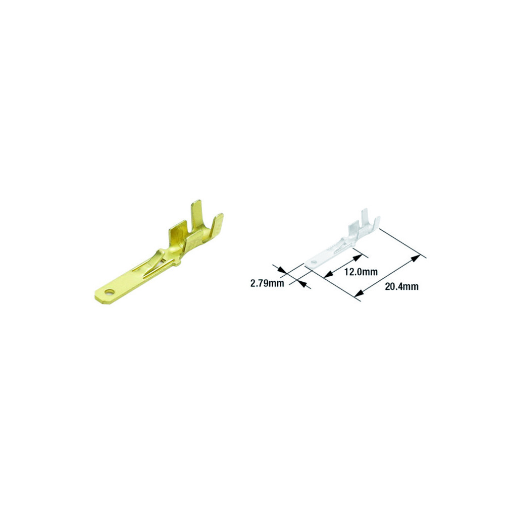 Cosses à fourche mâle TOURMAX Type 110 (100 pcs.)