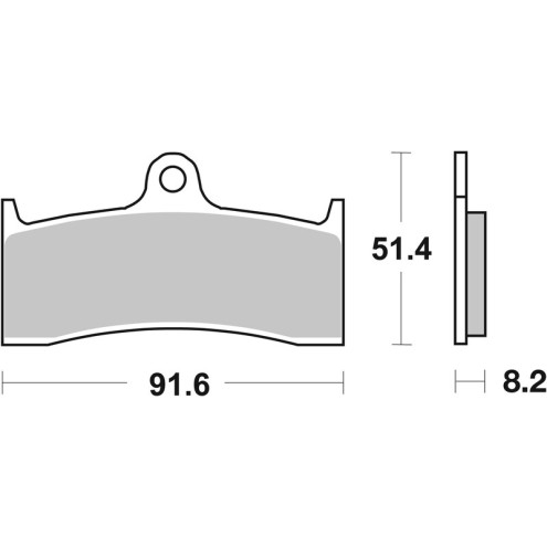 Plaquettes de frein BREMBO route carbone céramique - 07KA2009 - Kawasaki ZX-7 RR 1996-1997