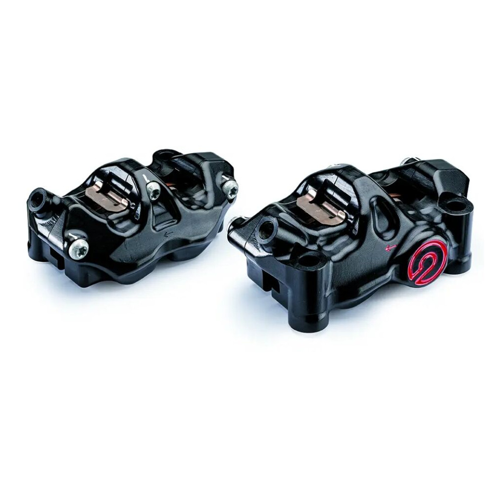Pack 2 Etrier Brembo radial taillé masse entraxe 100mm .484 Café Racer noir