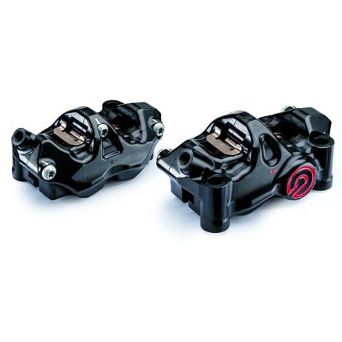 Pack 2 Etrier Brembo radial taillé masse entraxe 100mm .484 Café Racer noir