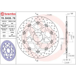 Disque de frein BREMBO...