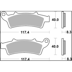 Plaquettes de frein BREMBO...