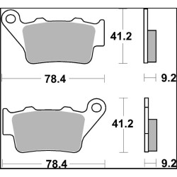 Plaquettes de frein Brembo