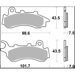 Plaquettes de frein Brembo