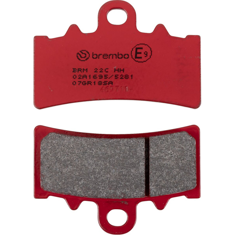 Plaquettes de frein BREMBO route métal fritté - 07GR18SA