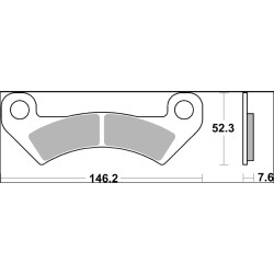 Plaquettes de frein Brembo