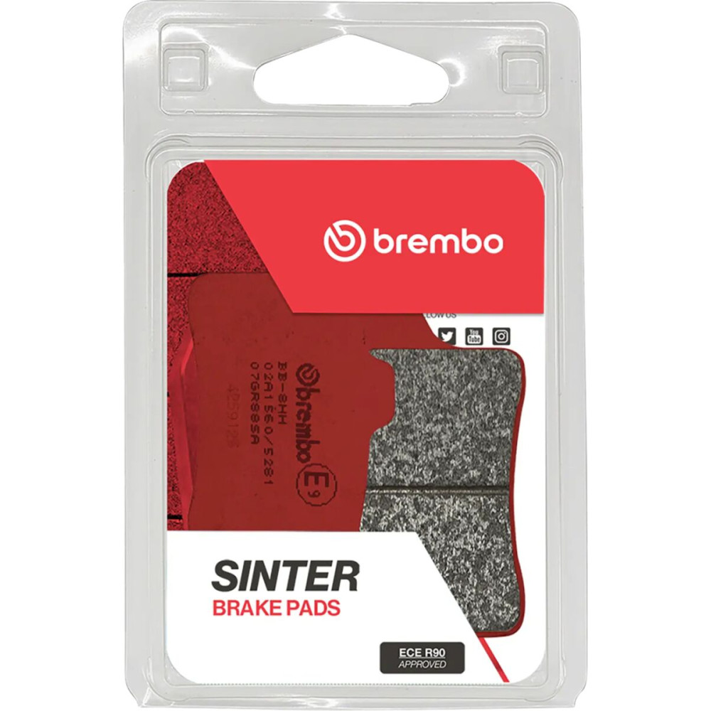 Plaquettes de frein BREMBO route métal fritté - ?07GR88SA