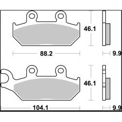 Plaquettes de frein Brembo