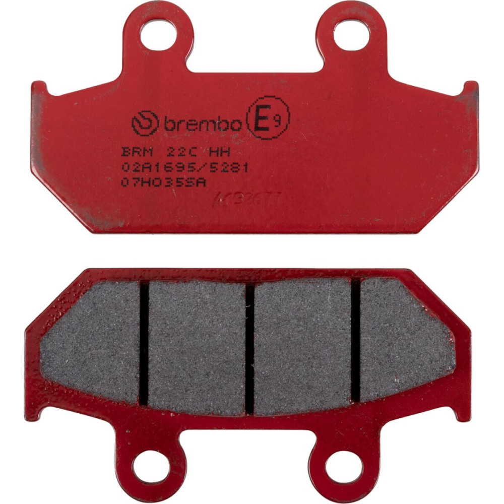 Plaquettes de frein BREMBO route métal fritté - 07HO35SA