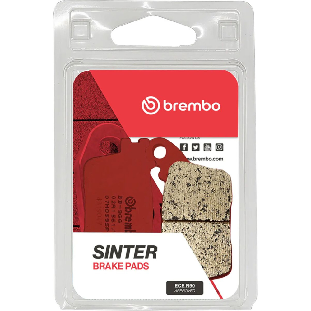 Plaquettes de frein BREMBO route métal fritté - 07HO59SP