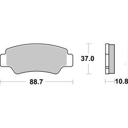 Plaquettes de frein Brembo