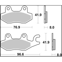 Plaquettes de frein Brembo