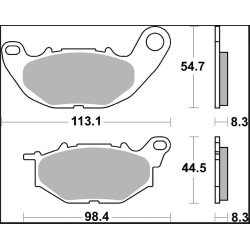 Plaquettes de frein Brembo