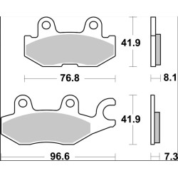 Plaquettes de frein Brembo