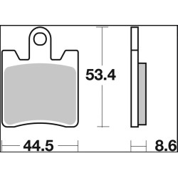 Plaquettes de frein Brembo