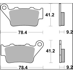 Plaquettes de frein Brembo