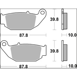 Plaquettes de frein Brembo