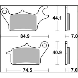 Plaquettes de frein Brembo