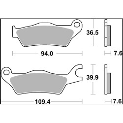 Plaquettes de frein Brembo