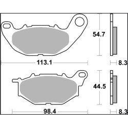 Plaquettes de frein Brembo
