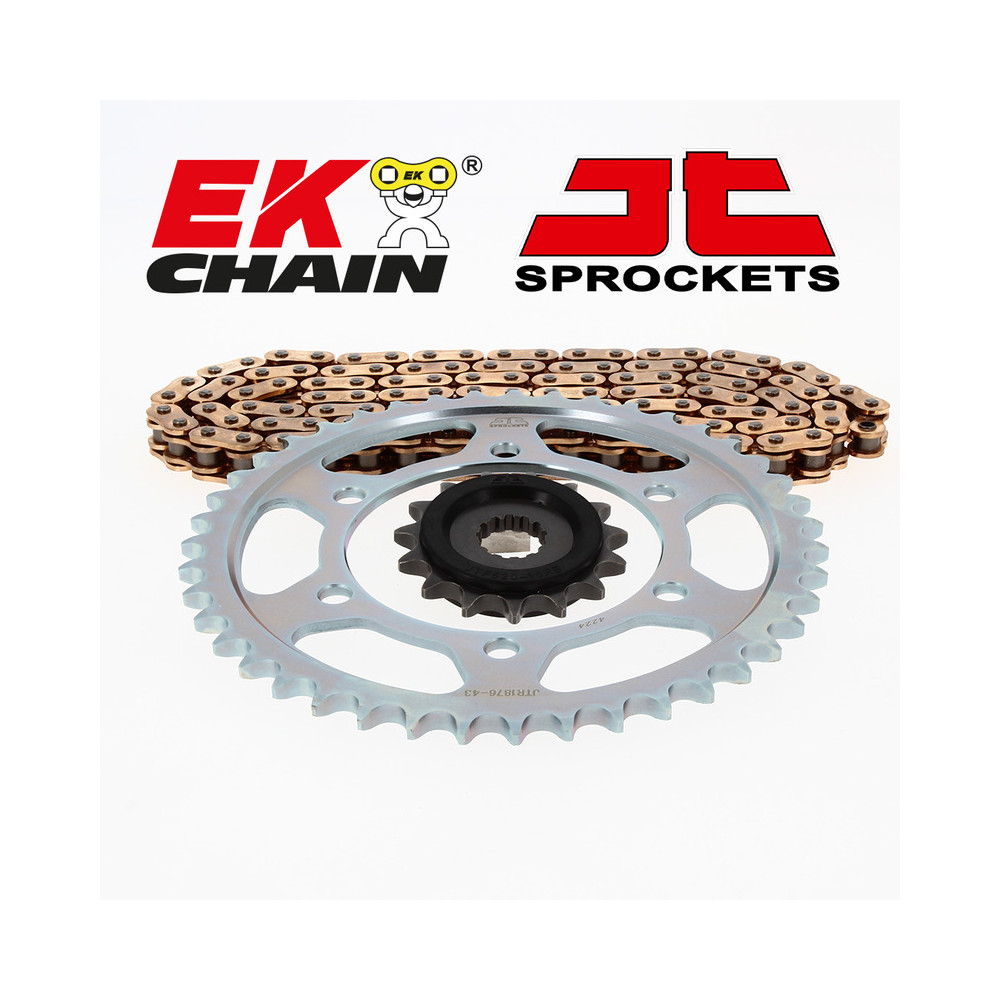Kit chaîne EK/JT 525SRX2 16/45 - Honda XRV 750 Africa Twin 1993-2000