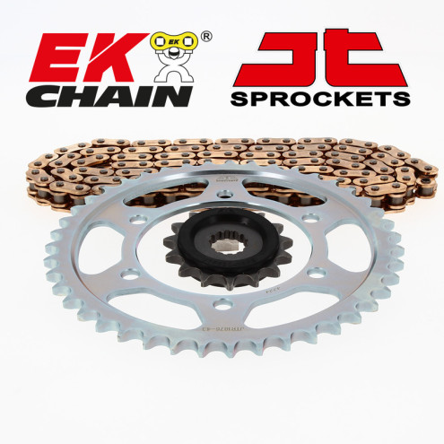Kit chaîne EK/JT 525SRX2 16/45 - Honda XRV 750 Africa Twin 1993-2000