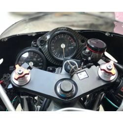 Couvre tour de compteur carbone noir, Honda MC21/MC22/NC35/NC29/SC28