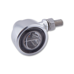 Clignotants LED HIGHSIDER pro - Classic-X1 - argent/fumé - homologué E - la paire