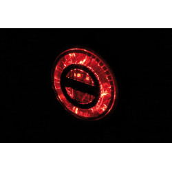 Feu arrière LED HIGHSIDER pro - Rocket Classic - noir/fumé - 1 pièce